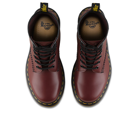 1460 8-Hole Boots in Smooth Cherry Red | Joe's Boots - Kingston