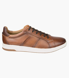 Crossover Lace in Cognac