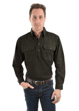 Heavy Drill Shirt Half Placket - Joe's Boots - Kingston