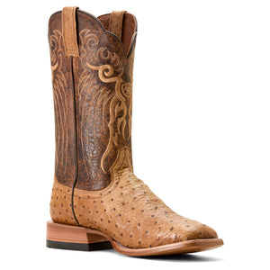 Rio in Honey Tan Full Quill Ostrich
