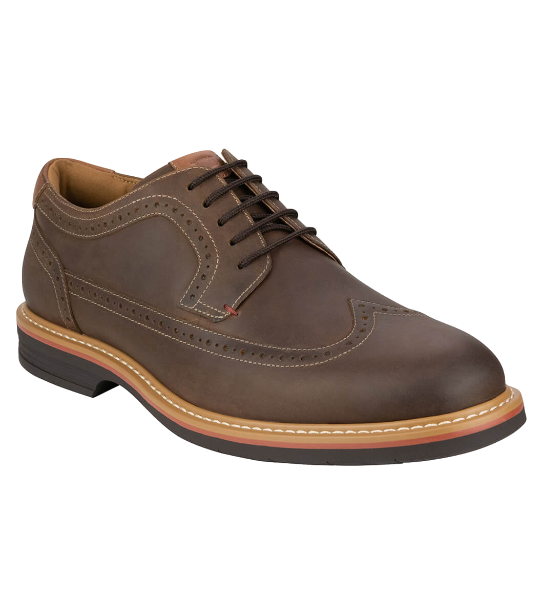 Norwalk Wing in Brown Crazy Horse
