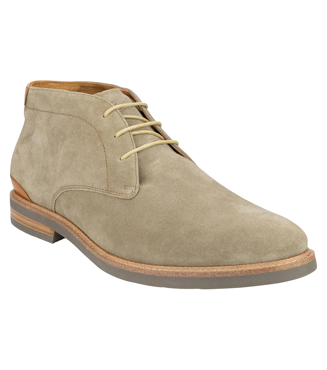 Highland Chukka in Stone Suede