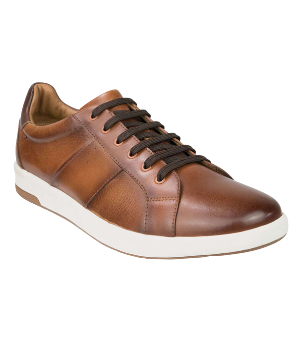 Crossover Lace in Cognac