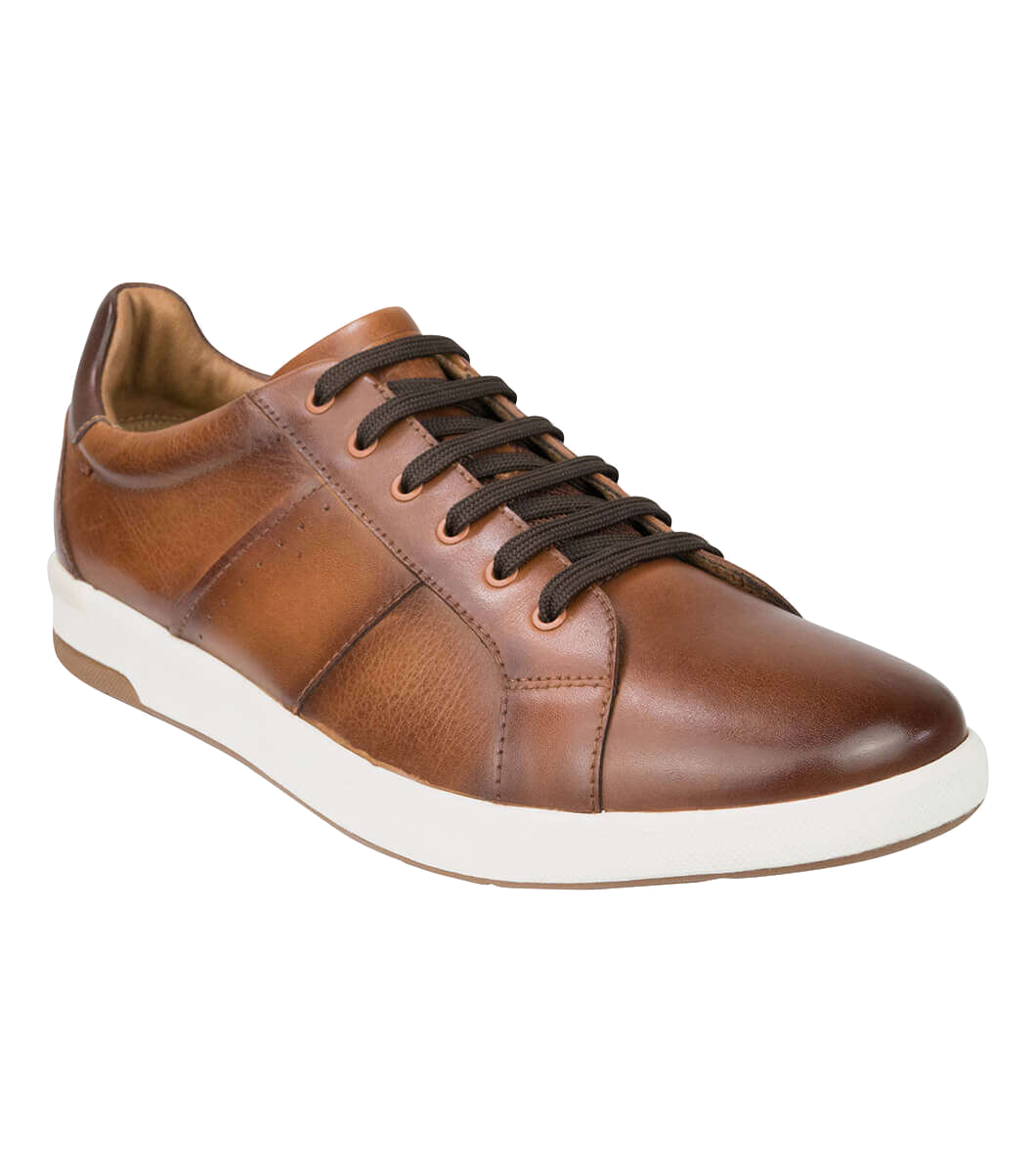 Crossover Lace in Cognac