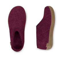 The Leather Shoe in Cranberry - Joe's Boots - Kingston