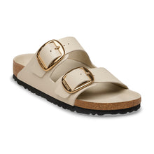 Arizona Big Buckle High Shine Oyster Natural Leather Patent