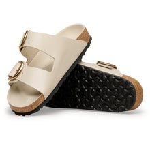 Arizona Big Buckle High Shine Oyster Natural Leather Patent