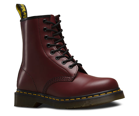 1460 8-Hole Boots in Smooth Cherry Red | Joe's Boots - Kingston
