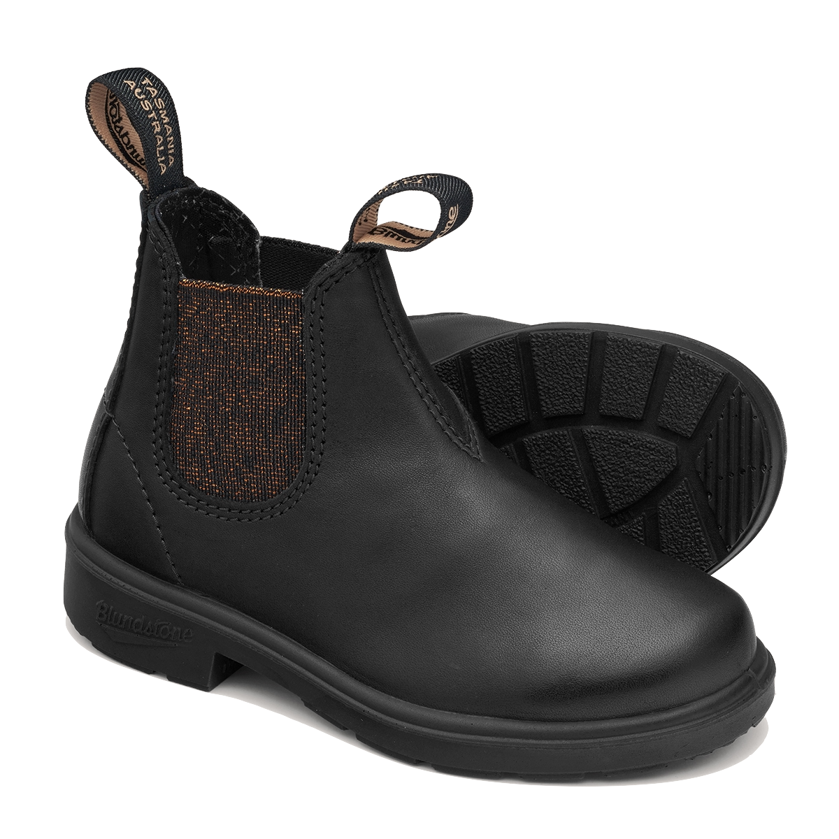 Black and gold chelsea boots shop