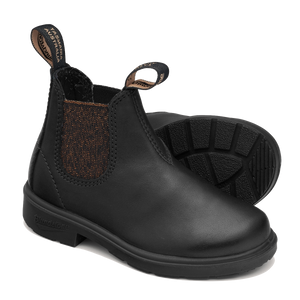 Black glitter chelsea boots sales